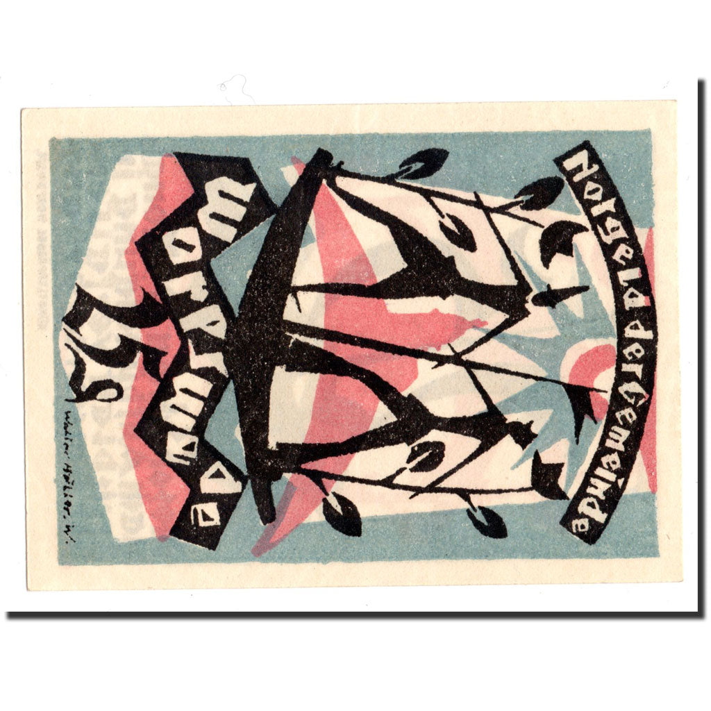 Banknote, Germany, Worpswede, 25 Pfennig, personnage, O.D, Undated, UNC(65-70)