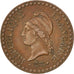 Moneda, Francia, Dupré, Centime, 1850, Paris, MBC+, Bronce, KM:754, Gadoury:84