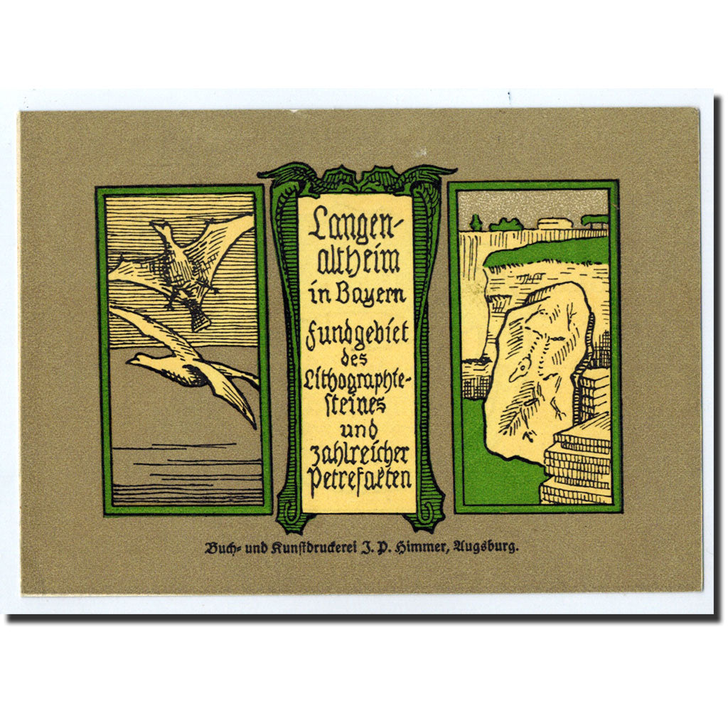Germany, Langenaltheim, 1 Mark, Animaux, 1920, UNC(65-70), Mehl:766.5