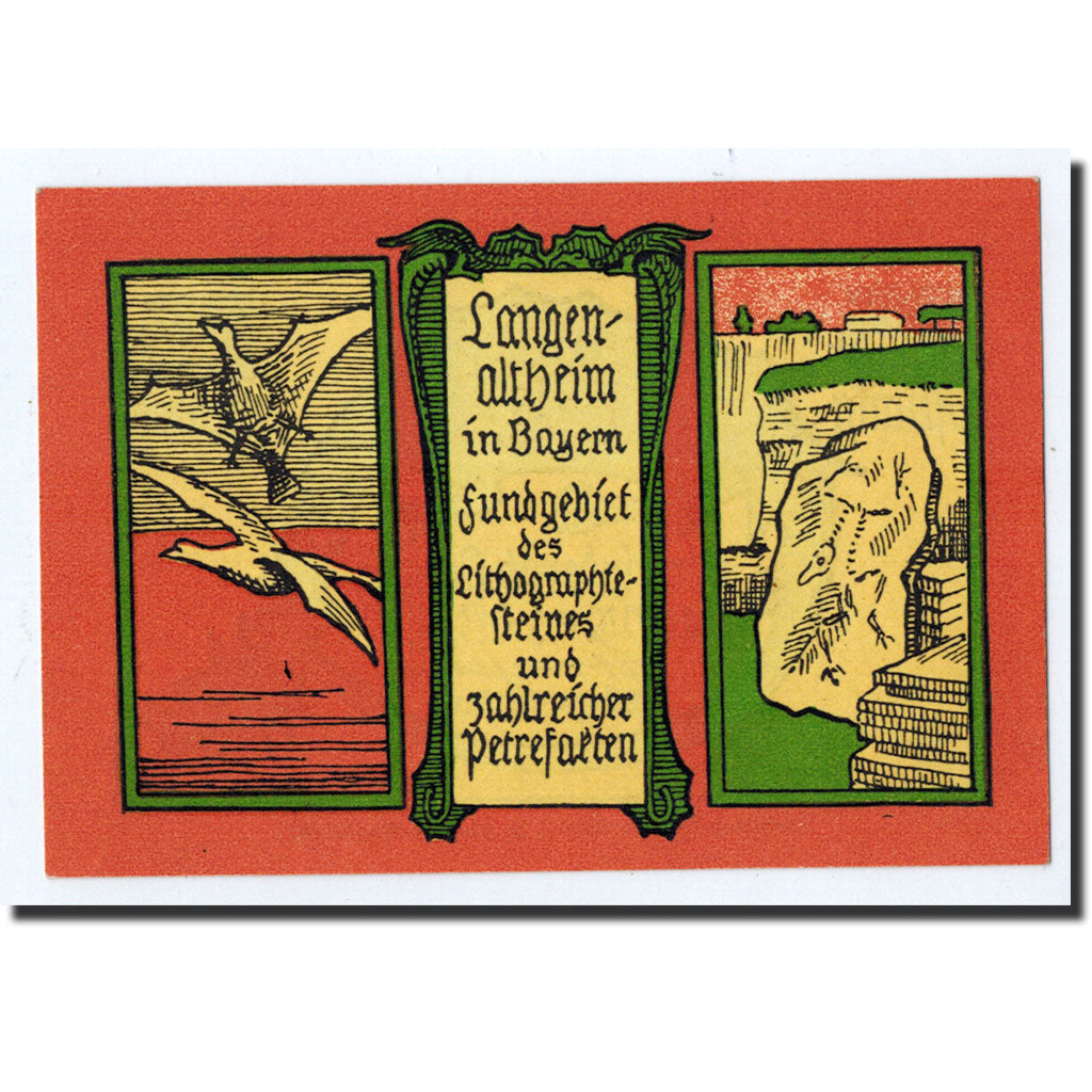 Banknote, Germany, Langenaltheim, 25 Pfennig, Animaux, 1920, Undated