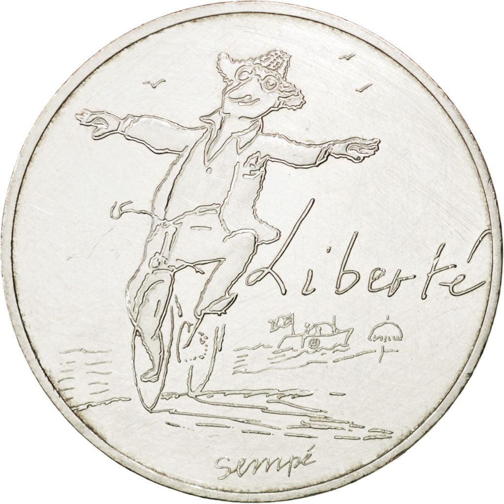Moneta, Francia, 10 Euro, 2014, SPL, Argento