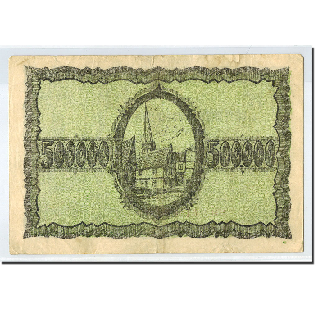 Banknote, Germany, Mülheim, 500 000 Mark, village, 1923, 1923-08-03, EF(40-45)