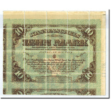 Germany, Mitau, 10 Mark, personnage, 1919, 1919-10-10, UNC(63)