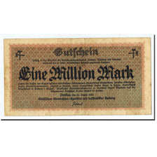 Billet, Allemagne, Zwickau, 1 Million Mark, graphique, 1923, 1923-08-14, TTB+