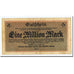 Billet, Allemagne, Zwickau, 1 Million Mark, graphique, 1923, 1923-08-14, TTB+