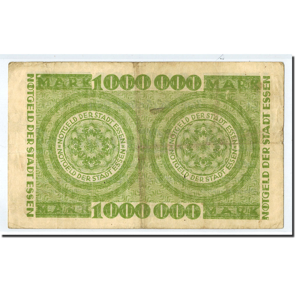 Banknote, Germany, Essen, 1 Million Mark, graphique, 1923, 1923-08-12, AU(50-53)