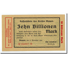 Banconote, Germania, Manen, 10 Billion Mark, graphique, 1923, 1923-11-06, FDS