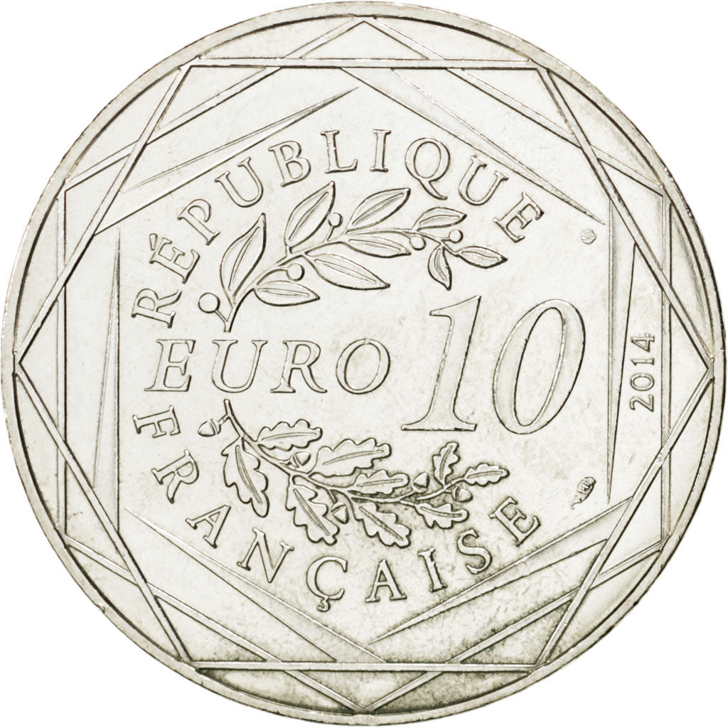Francia, 10 Euro, 2014, SPL, Argento