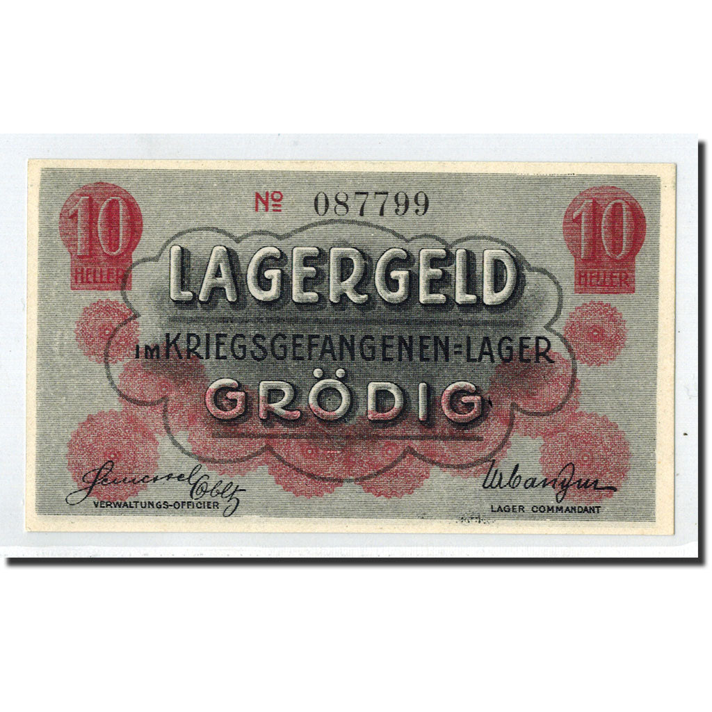 Biljet, Oostenrijk, Grödig, 10 Heller, graphique, O.D, Undated, NIEUW