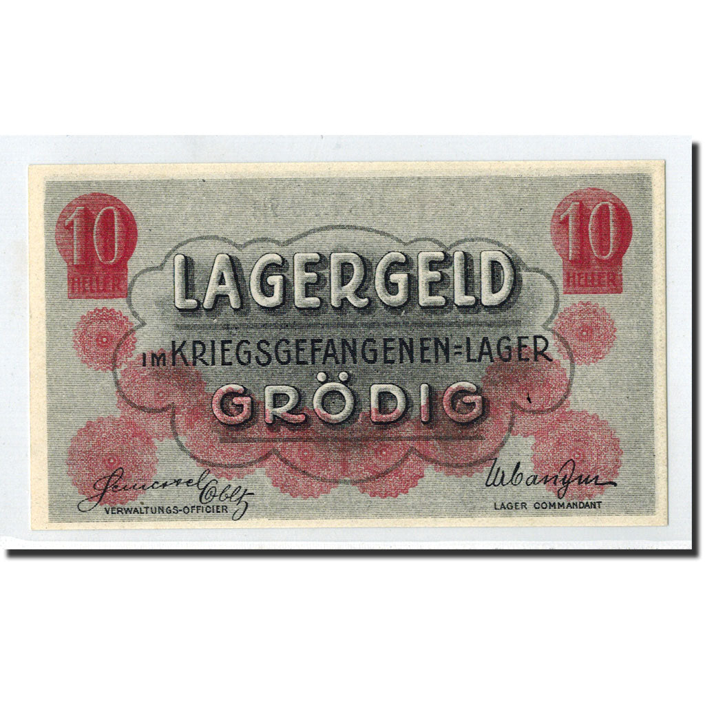 Biljet, Oostenrijk, Grödig, 10 Heller, graphique, O.D, Undated, NIEUW