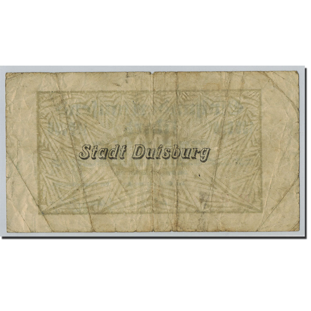 Banknote, Germany, Duisburg, 100 000 Mark, graphique, 1923, 1923-07-20
