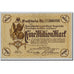 Banknote, Germany, Leverkusen, 1 Million Mark, Lion, 1923, 1923-08-01