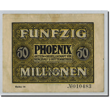 Banknote, Germany, Düsseldorf, 50 Millionen Mark, aigle, 1923, 1923-09-15