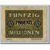 Banknote, Germany, Düsseldorf, 50 Millionen Mark, aigle, 1923, 1923-09-15