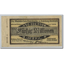 Germany, Duisburg, 50 Millionen Mark, train, 1923, 1923-08-08, AU(55-58)