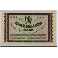 Banknote, Germany, Düsseldorf, 1 Million Mark, pont, 1923, 1923-08-15