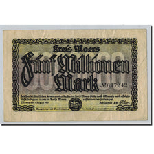 Banknote, Germany, Moers, 5 Millionen Mark, Ecusson, 1923, 1923-08-01, AU(55-58)