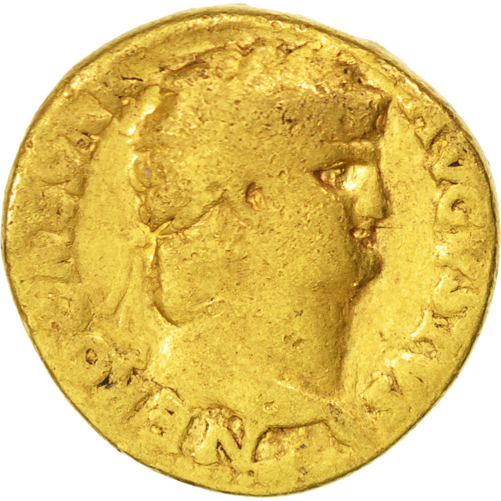 Nero, Aureus, Rome, B+, Oro, RIC:63