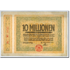 Banknote, Germany, Duisburg, 10 Millionen Mark, Ecusson, 1923, 1923-08-20
