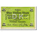 Germany, Duisburg, 1 Million Mark, Citation, 1923, 1923-08-01, AU(55-58)