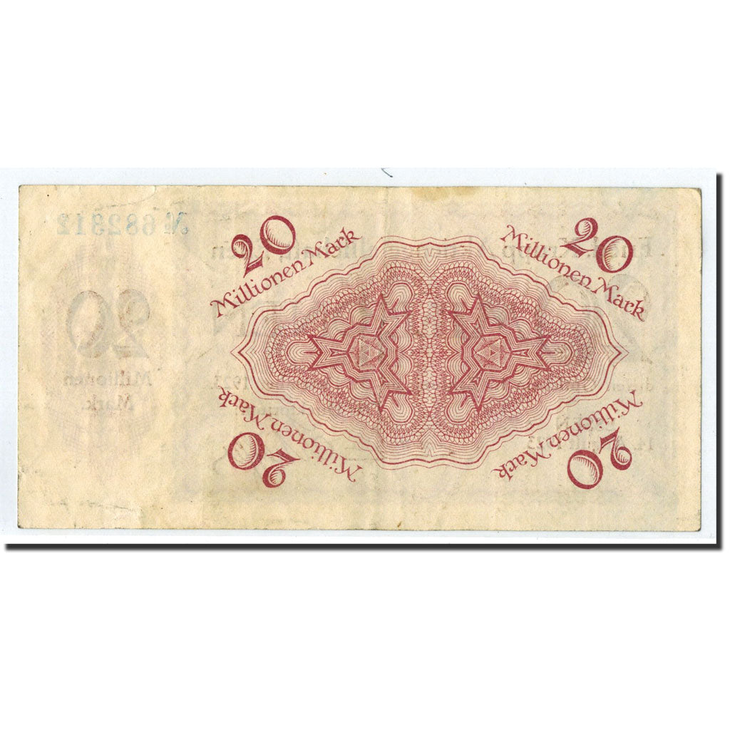 Germany, Essen, 20 Millionen Mark, graphique, 1923, 1923-08-14, AU(55-58)