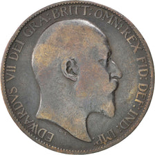 Monnaie, Grande-Bretagne, Edward VII, 1/2 Penny, 1903, B+, Bronze, KM:793.2