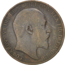 Grande Bretagne, Édouard VII, 1/2 Penny, 1906, KM 793.2