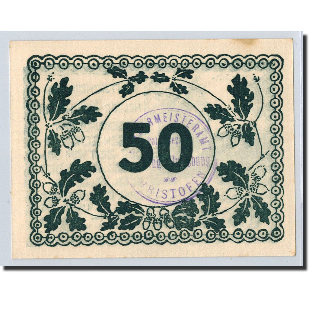 Geldschein, Österreich, Heitzing, 50 Heller, gland, 1920, 1920-12-15, UNZ-