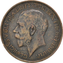 Gran Bretagna, George V, 1/2 Penny, 1913, MB+, Bronzo, KM:809