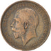 Gran Bretagna, George V, 1/2 Penny, 1914, MB, Bronzo, KM:809