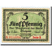 Poland, Globau, 5 Pfennig, Ecusson, 1918, 1918-12-31, AU(50-53)