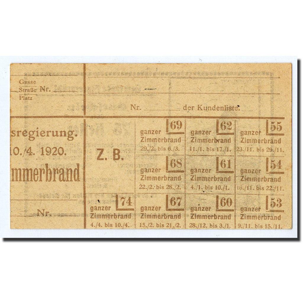 Geldschein, Österreich, Hinterbrühl, Heller, château, 1920, 1920-08-31, UNZ