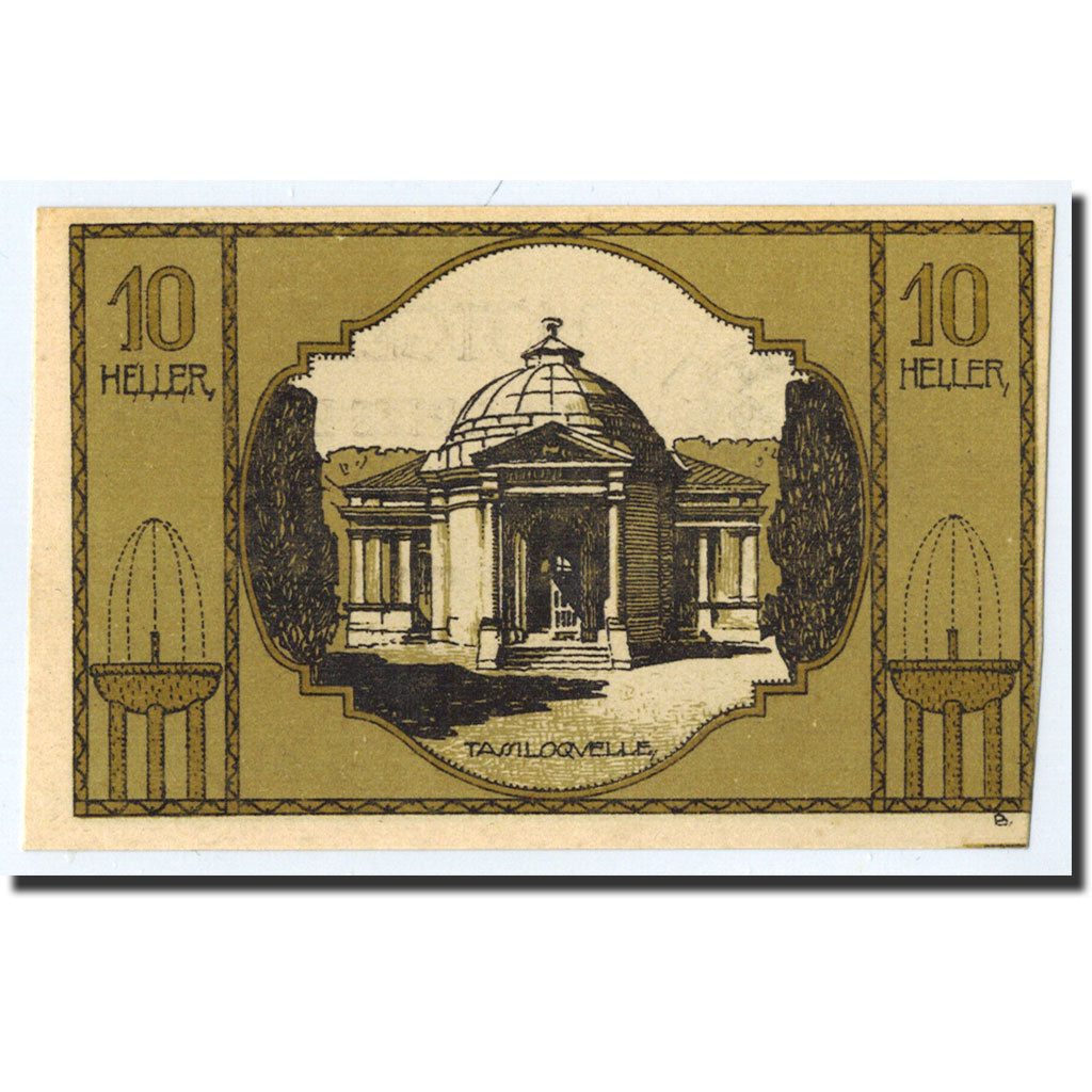 Geldschein, Österreich, Giltig, 10 Heller, Ecusson, 1920, 1920-12-31, UNZ