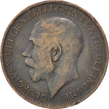 Monnaie, Grande-Bretagne, George V, 1/2 Penny, 1912, TB, Bronze, KM:809