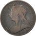 Moneda, Gran Bretaña, Victoria, Penny, 1897, BC, Bronce, KM:790