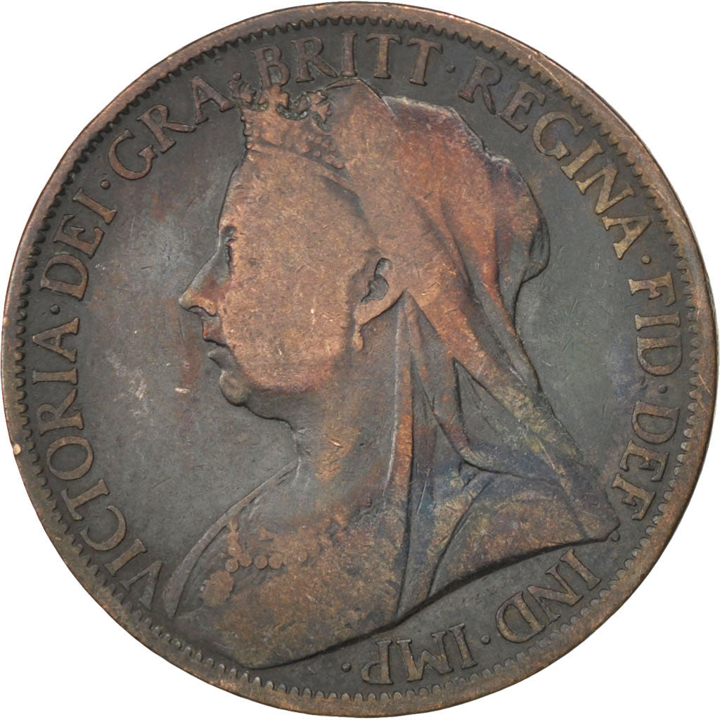 Münze, Großbritannien, Victoria, Penny, 1899, S, Bronze, KM:790