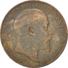 GREAT BRITAIN, Penny, 1904, KM #794.2, F(12-15), Bronze, 31, 9.13