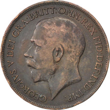 Monnaie, Grande-Bretagne, George V, Penny, 1917, TB+, Bronze, KM:810