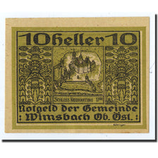 Banconote, Austria, Wimsbach, 10 Heller, château, Undated, Undated, FDS