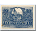 Geldschein, Österreich, Anzbach, 10 Heller, Eglise, 1921, 1921-01-15, UNZ-