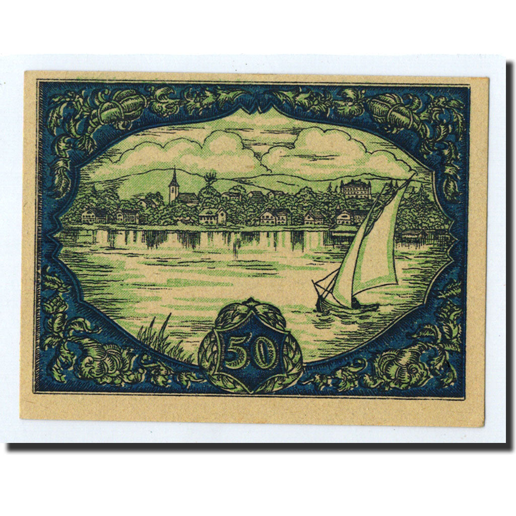 Geldschein, Österreich, Attersee, 50 Heller, lac, 1920, 1920-05-08, UNZ-