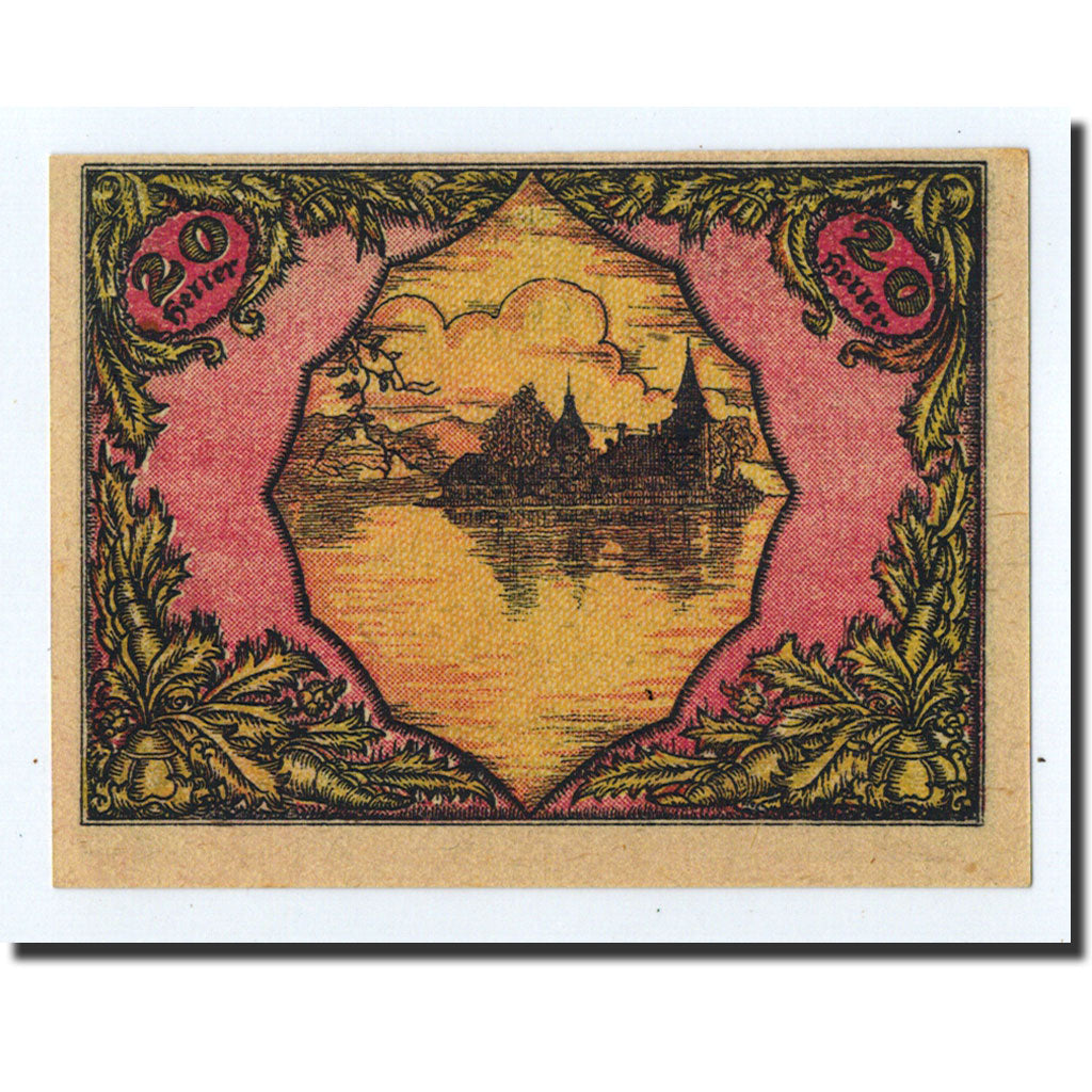 Geldschein, Österreich, Attersee, 20 Heller, lac, 1920, 1920-05-08, UNZ-