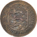 Moneta, Guernsey, Elizabeth II, 2 New Pence, 1971, AU(50-53), Bronze, KM:22