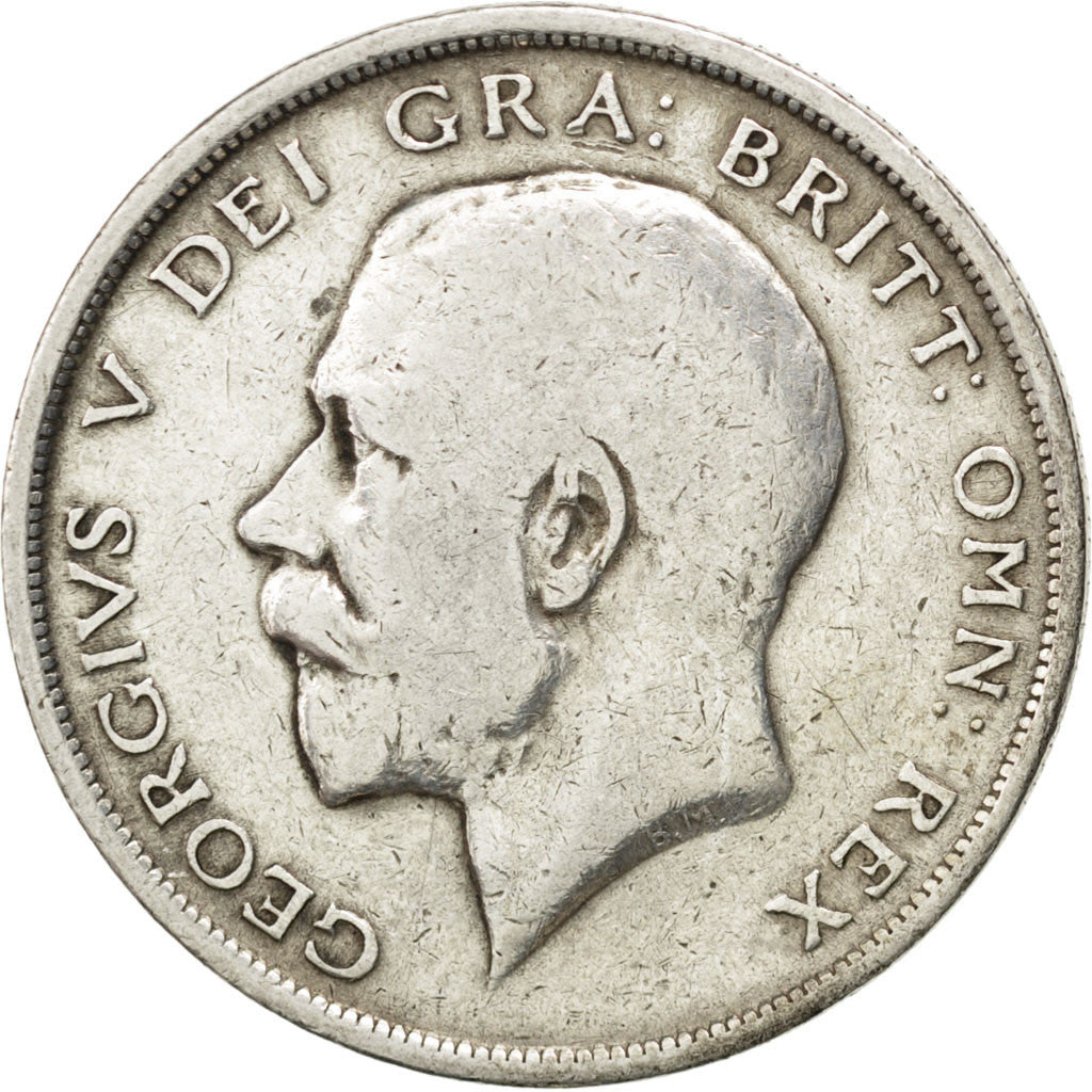 Grande-Bretagne, Georges V, 1/2 Crown, 1916, KM 818.1