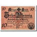 Germany, Grünberg, 10 Pfennig, mur, 1917, UNC(63)