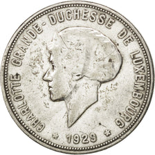 LUXEMBOURG, 10 Francs, 1929, KM #39, VF(30-35), Silver, 13.50