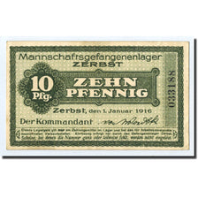 Germany, Zerbst, 10 Pfennig, graphique, 1916, 1916-01-01, UNC(63)