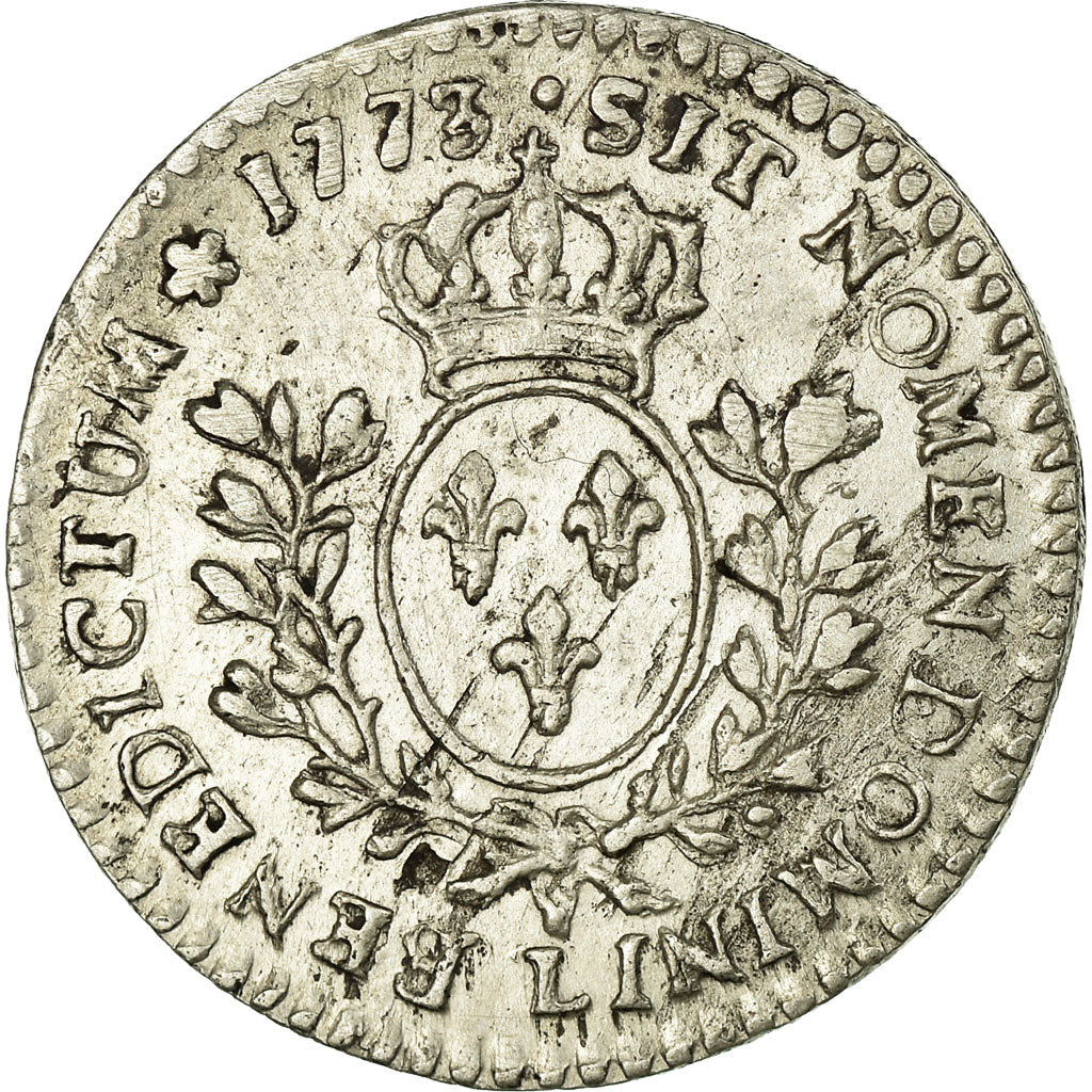 Monnaie, France, Louis XV, 1/20 Écu à la vieille tête (6 sols), 6 Sols, 1/20