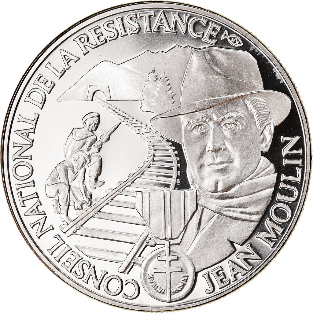 Frankrijk, Medaille, 1939-1945, Conseil National de la Résistance, Jean Moulin