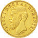 Romania, Carol I, 20 Lei, 1883, Bucarest, BB+, Oro, KM:20